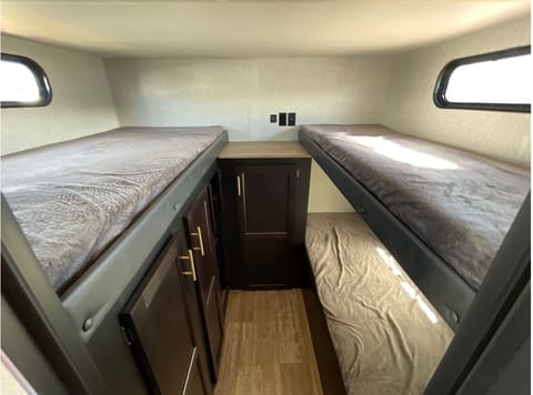 Grey Wolf Black Label Limited Bunk House W/Outdoor Kitchen - Sleeps 9 Towable trailer in Pomona