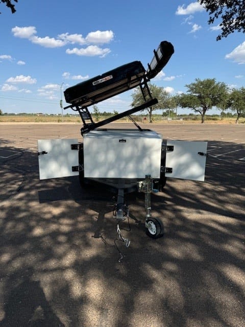 LOADED Rustic Mountain Overland Trailer with Rooftop Tent! Towable trailer in Midland