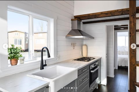 Staged stock photo of kitchen area