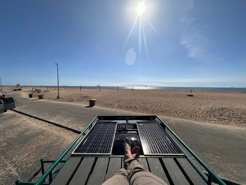 Little Log Cabin on Wheels  |  Electric Scooters + SUP + Camping Essentials Campervan in Gresham