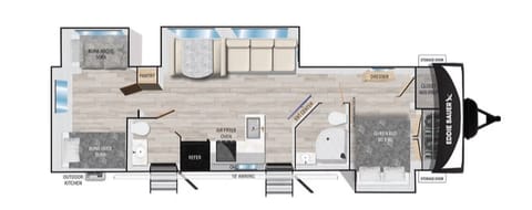 2024 heartland Eddie Bauer BHS 34 Towable trailer in San Antonio