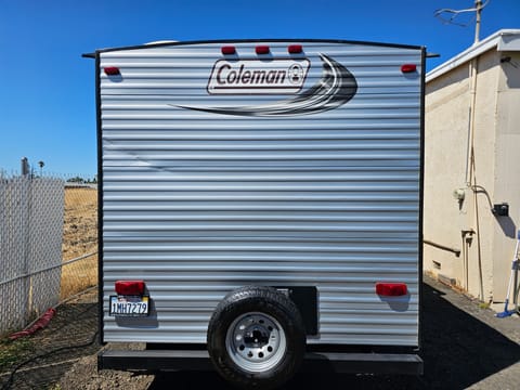 Rear of trailer