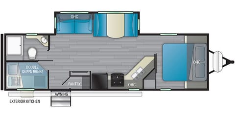 Trailblazer Bunk Haven Towable trailer in Abilene