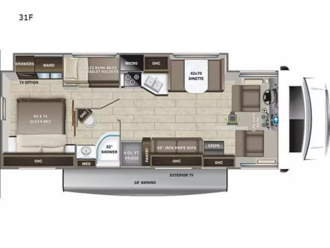 2024 31' Bunkhouse Odyssey - Class C "Holiday Road" Drivable vehicle in League City