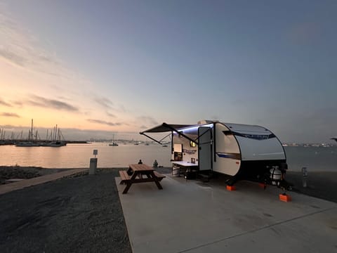 Summer eve at San Diego bay 