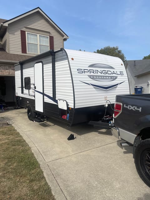 Family Fun Awaits! 2024 Keystone Springdale 1700FQ Towable trailer in Fishers