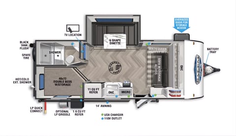 The Southern Star -  Sparkling Clean, Family Friendly & Easy to Tow! Towable trailer in Snellville