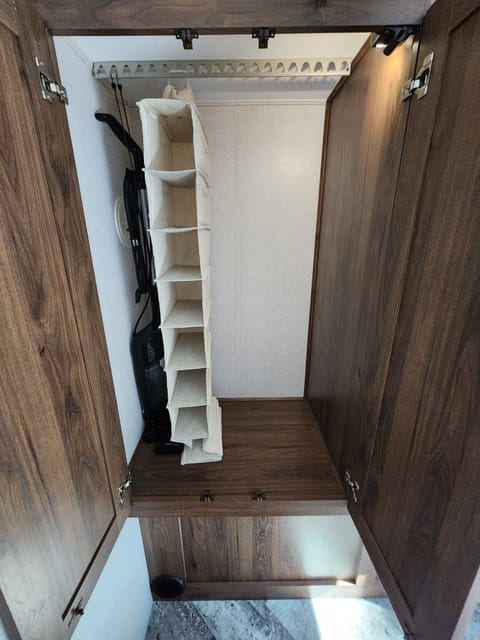 wardrobe in bedroom