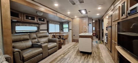 Recliners and kitchen