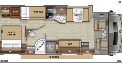 Huge floorplan with large slideout!