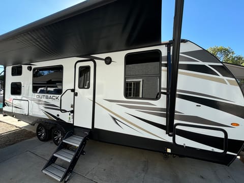 Exploring Nature's backyard, with an Outback Towable trailer in Modesto