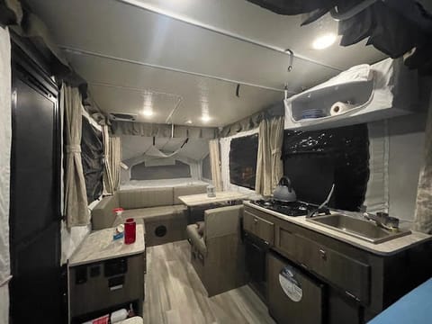 Kitchen comes with all the comforts of home