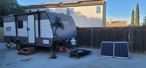 Well-Maintained & Ready for Your Adventure!

Stored in our backyard, we keep the 2024 Coleman Lantern 17B in top shape with a fully charged battery and regular maintenance. For off-grid camping, we’ve equipped it with a 200W Go Power Portable Solar Kit, connected to the solar prep location between the two batteries, providing reliable power wherever you go.

If anything’s missing or needs replacing during your trip, just let us know. Your comfort and safety are our top priority!