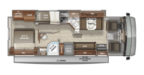 New Bright 2021 Jayco Alante 29F with Bunk Beds and Oversized Fridge Drivable vehicle in Solana Beach