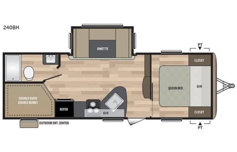 Rollin' FUNder Adventure Camper Remorque tractable in Eagle Point