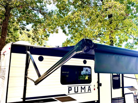 MINI GLAMPING in a NEW 2024 PUMA ULTRA LITE Towable trailer in Burlington