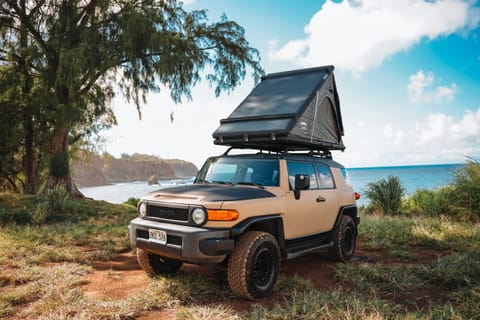 Big Island Fully Decked Lifted 4WD Tan FJ Cruiser! Campervan in Kalaoa