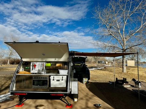Spacious & Easy to Tow Teardrop: Pet Friendly 2020 nuCamp Boondock XL Towable trailer in Littleton