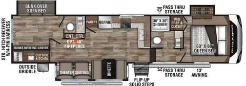 2021 Durango 38 - Rate includes Del, Ins & Fees* Towable trailer in New Braunfels