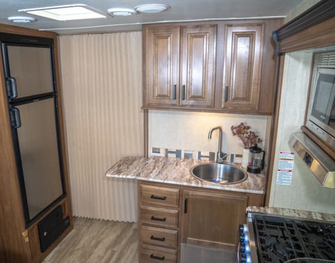 Kitchen closed off to bunk room