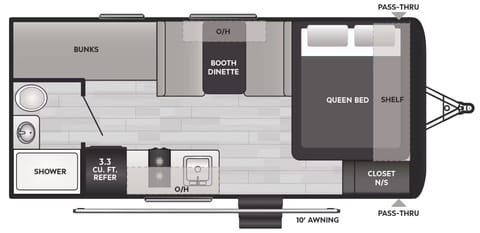 Bunkhouse Beauty Towable trailer in Wickliffe