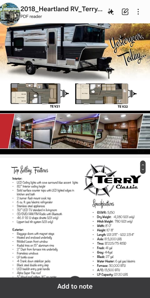 Retro Explorer - 22 ft travel trailer, Sleeps 4 with private bedroom Towable trailer in Spokane Valley