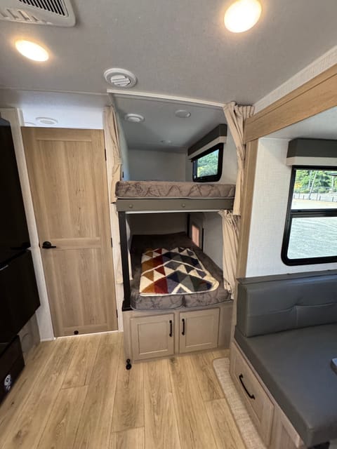 Our 2025 Flagstaff Double Bunk Trailer is ready for adventures! Towable trailer in Cloverdale