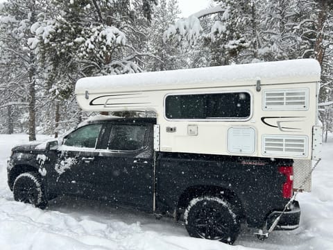 Hallmark Truck Camper on 2021 Chevy Silverado Ready for Adventure Drivable vehicle in Englewood