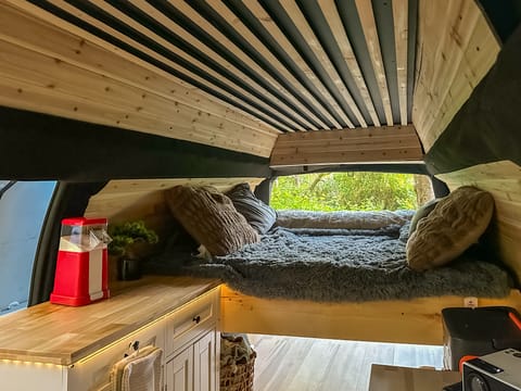 Starlight Theater — Solar Cinema on Wheels (Unlimited Miles!) Campervan in Hillsboro