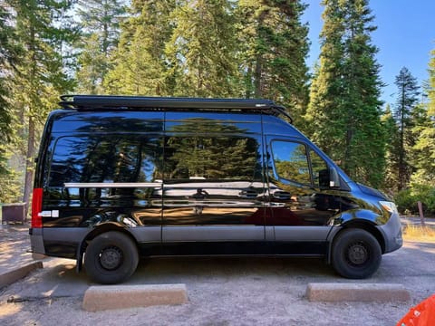 "Avocado" - SPRING LE TOUR's Mercedes 144 High Roof Van Drivable vehicle in Chino