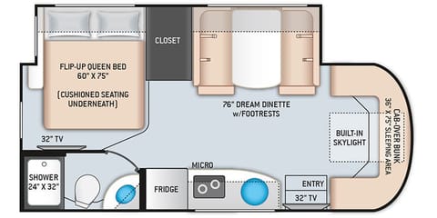 2021 THOR DELANO 24TT Drivable vehicle in Paine Lake Stickney
