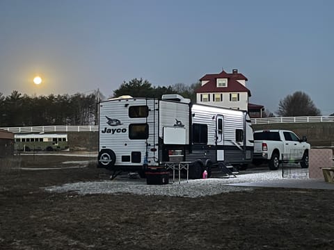Backside of the camper