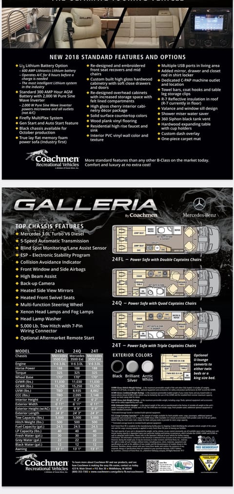 Mercedes Coachmen Campervan Campervan in Murrieta
