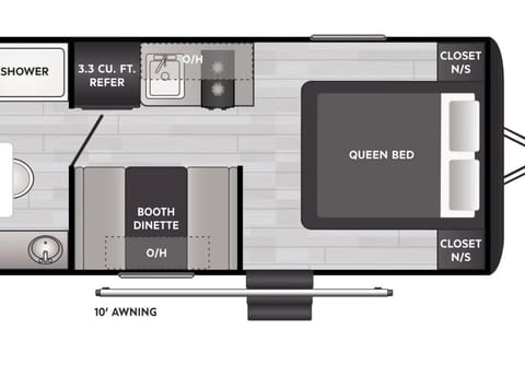 2025 Keystone hideout 175bh Towable trailer in Springdale