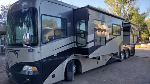 Stella - our luxury motorhome named after our English Mastiff Drivable vehicle in Corrales