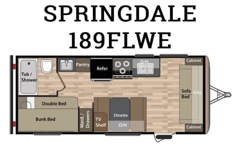 2018 Keystone Springdale Towable trailer in Apple Valley