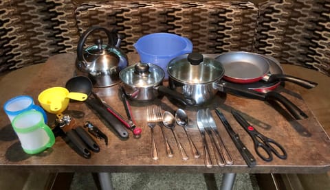 Including basic kitchen supplies