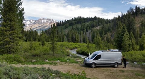 Idaho, Sun Valley. Possibly the best campsite, ever.