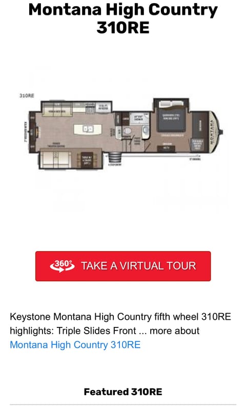 2016 Keystone Montana High Country Towable trailer in Heber City