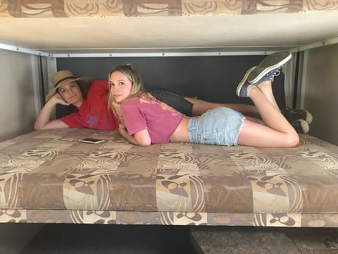 Lower back bunk bed (queen)