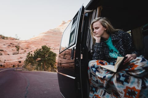 Vintage 2002 Eurovan Weekender "Black Beauty" at Bryce Canyon National Park 