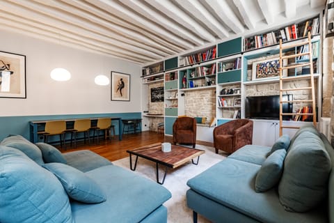 Parchment & Stone Apartment in Paris