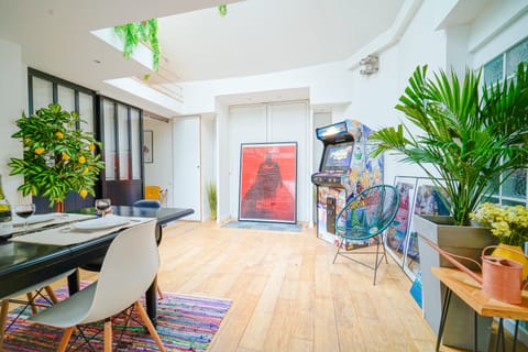 Space Invaders Apartment in Paris