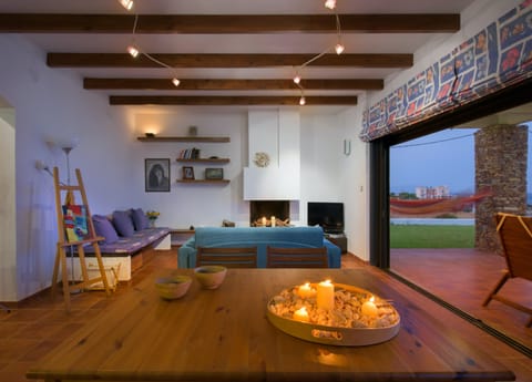 Dark Blue Skies House in Rhodes, Greece