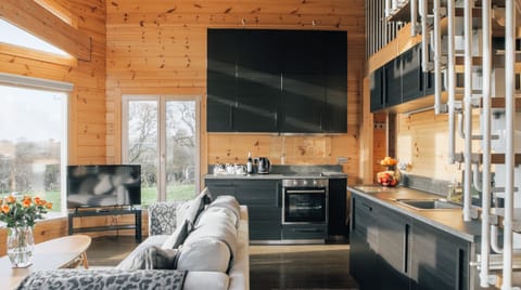 Ty Log Cabin in Wales