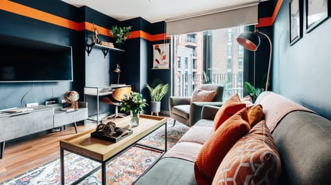 Mandarin Orange Apartment in Sheffield