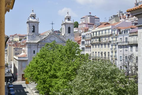 Pretty in Pink Street Apartment in Lisbon