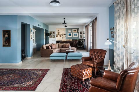 Sicilian Blue Tiles Apartment in Sicily