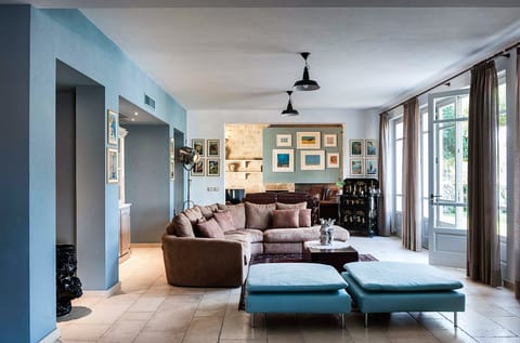 Sicilian Blue Tiles Apartment in Sicily