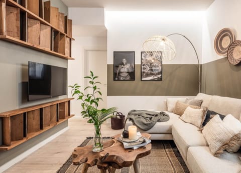 Ivory & Eucalyptus Apartment in Madrid